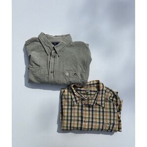 Beretta Button Down Long sleeve Shirts Size XXL 2XL LOT OF 2‎